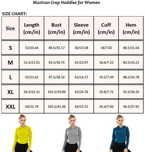 Sweat à capuche à manches longues pour femme, haut court et décontracté, avec cordon de serrage, Fitness, vente en gros - Product Image 6