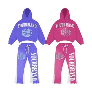 Conjuntos Deportivos Casuales Ligeros de Primera Calidad, Trajes Deportivos de Alta Calidad 100% Algodón, Diseño Personalizado, Transpirables, Conjunto de 2 Piezas - Product Image 5