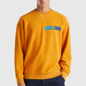Sweat-shirt Homme Oversize Streetwear en Gros 100% Coton Broderie Personnalisée Respirant Confortable - Product Image 4