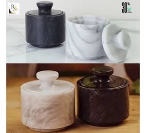 High Quality Handmade White Quartz Flower Religious Animal Style Decorative Stone Carvings Customized Size Wooden <b>Box</b> for Home - Product Image 2
