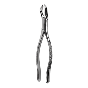 BK Industries Pince d'extraction dentaire universelle pour molaires supérieures, en acier inoxydable, avec poignée moletée manuelle, instrument chirurgical - Product Image 3