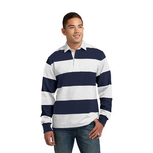 Maillot de rugby unisexe pour adulte, best-seller, manches longues, respirant, polyester et coton, avec design et taille personnalisés - Product Image 3