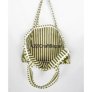 Wholesale Floral Print Textile Office <b>Laptop</b> Bag Zipper Closure Modern Style Protective Shoulder Carry Cotton Quilted Large - Product Image 1