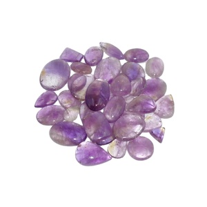 Cabujones de Amatista Chevron Natural Pulidos a Mano, Gema Púrpura del Amor, para Joyería Religiosa Feng Shui, Anillos, Colgantes y Pendientes - Product Image 2