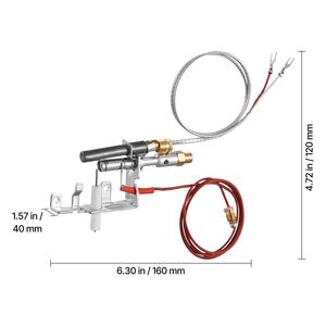 Kit di Assemblaggio Pilota Gas OE 14D0477 LPG8404 SRV14D0477 Compatibile con Accensione Caminetto, Ricambio Gruppo Pilota per Gas GPL - Product Image 5