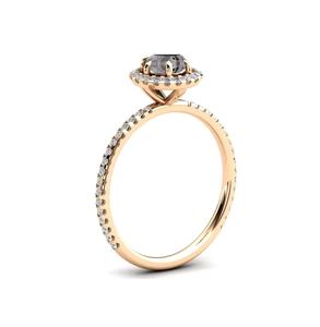 Anillo de compromiso de piedras preciosas de rutilo negro Natural hermoso de Plata de Ley 925 nuevo diseño anillos de moda de plata esterlina para mujer - Product Image 4