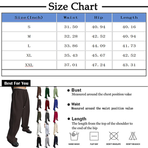Pantalon large pour homme, couleur turquoise, taille élastique, coton, décontracté, respirant, léger, poches latérales, devant plat, style printemps 2027 - Product Image 6