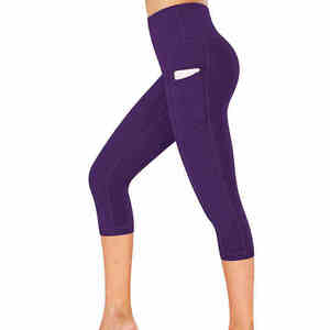 Good Quality Active Custom Sports Fitness Leggings High Waist Soft Compression Quick Dry Yoga <b>Women</b> Leggings Latest Trending - Product Image 4
