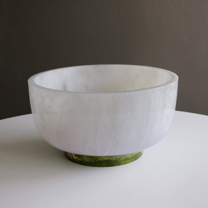 Eco-Friendly Handmade Pink Resin Bowl For Food BPA Free Polished Resin Serving Bowl For Salads & Fruit High <b>Gloss</b> Sustainable - Product Image 4