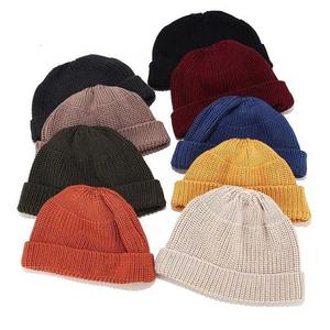 Winter Unisex <b>Beanie</b> 100% Cotton & Wool Blend Breathable <b>Waterproof</b> Custom Embroidery Logo Stretchable Outdoor Streetwear - Product Image 5