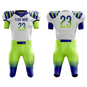 American Football Uniform Set Gold White V-<b>Neck</b> Short Sleeve <b>Padded</b> Fitted Men's Athletic Wear All Seasons - Product Image 5