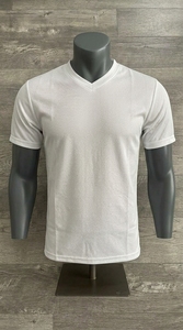เสื้อยืดคอวีผู้ชายพรีเมียม ผ้าฝ้าย น้ำหนักเบา นุ่ม ระบายอากาศดี สวมใส่สบาย เหมาะสำหรับใส่ทุกวัน - Product Image 2
