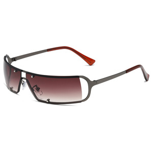 RTS Fashion Y2K Metal <b>Frame</b> Future Styles UV Protection Durable Sunglasses 2026 for Women Men Trending - Product Image 3
