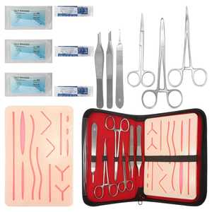 Nouvel arrivage : Kit de suture chirurgical professionnel en acier inoxydable, certifié CE Classe I, module de pratique de suture cutanée, médical - Product Image 3