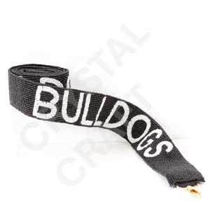GEAUX TIGERS Webbing <b>Strap</b> Fashionable Purple Gold Text Design Bag Accessory - Product Image 3