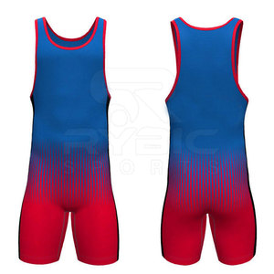 Service de fabrication professionnel de maillots de lutte par sublimation, tissu haute performance avec design d'équipe personnalisé - Product Image 3