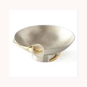 Elegant Metal Fruit Bowl Luxury Finish Stylish New Arrival Customized Serving Snacks Dates Bowl For Home Hotel Use - Product Image 3