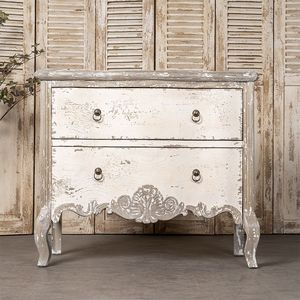 Armadi in legno Vintage a doppio cassetto in stile fattoria perfetti regali rustici per l'inaugurazione della casa per migliorare gli spazi abitativi - Product Image 1