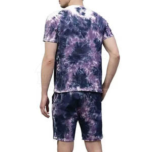 Tie Dye Printing Adult <b>Men</b> <b>Summer</b> T-<b>Shirts</b> Set In Stock Short Sleeves <b>Men</b> <b>Summer</b> T-<b>Shirts</b> Set - Product Image 3