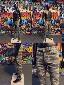 Pantalones Cargo de Camuflaje con Lavado Ácido Personalizado para Hombre, Estilo Urbano, Multibolsillos, Casuales, Utilitarios, 100% Algodón, Ligeros - Product Image 4