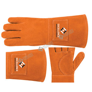 Gants de soudage en cuir durables 2026, résistants à la chaleur, pour la soudure industrielle et la fabrication - Product Image 5
