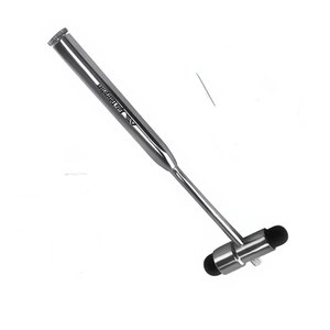 Marteau de réflexe neurologique avec aiguille et brosse, outil d'examen médical diagnostique, instrument chirurgical en acier inoxydable - Product Image 6