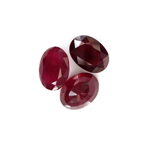 Rubis naturels de Bangkok, ovales calibrés 12x16mm, pierres précieuses facettées naturelles, prêtes à l'emploi pour la création de bijoux - Product Image 4