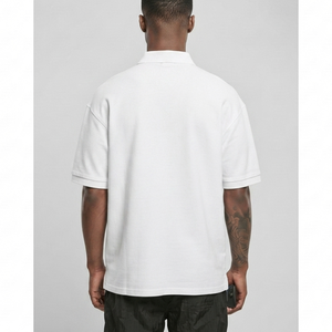 Camiseta de Golf Blanca de Secado Rápido para Hombre, al por Mayor, con Logotipo Personalizado, Bolsillo, Poliéster de Alta Calidad, Manga Corta, Estilo Business - Product Image 2