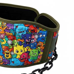 OEM New Arrival Fitness Safety Weightlifting Dip <b>Belts</b> Bodybuilding Strength Training Back Support Neoprene Non-Slip Heavy Duty - Product Image 6