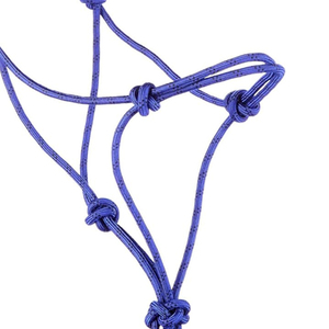 Cuerda para Caballos con Mosquetón de Latón, Cuerda Trenzada de Algodón Resistente para Entrenamiento con Cabestro, Paseo en Establos, Cuidado y Manipulación Diaria de Caballos - Product Image 6