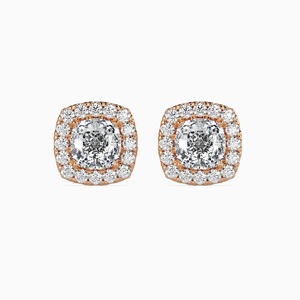 Pendientes Colgantes de Diamantes Cultivados en Laboratorio con Corte Brillante de 2.0 Quilates Cada Uno, Diseño de Última Moda, Oro Sólido de 14K, Certificados por IGI, para Fiesta de Compromiso - Product Image 1