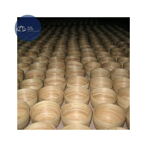 Bols en bambou faits à la main, artisanat traditionnel chinois en bois, non revêtus, pour servir des aliments, offrir en cadeau - Product Image 1