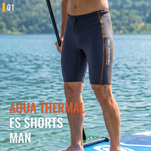 Shorts thermiques Aropec Aqua à taille basse devant et haute derrière, avec poches cargo, pantalon de combinaison de plongée à coutures plates pour le surf, la plongée et le SUP, OEM/ODM - Product Image 2