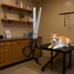 Yommy Pet Thinning <b>Scissors</b> 17cm For <b>Dog</b> Cat Grooming - Product Image 3
