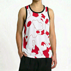 เสื้อกล้ามลำลองผู้ชาย ผ้าฝ้าย 100% สำหรับออกกำลังกาย ระบายอากาศได้ดี แห้งเร็ว เนื้อผ้านุ่ม คุณภาพสูง เหมาะสำหรับฟิตเนส - Product Image 1