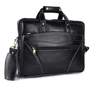 Premium Vintage Genuine Brown Leather Laptop <b>Briefcase</b> Messenger Bag for Men with Adjustable Shoulder Strap - Product Image 4