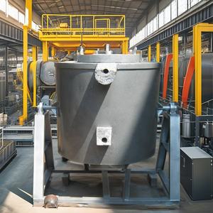 Fourneau de fusion hydraulique inclinable à résistance électrique pour aluminium, capacité 500 kg, haute efficacité, conception industrielle - Product Image 1