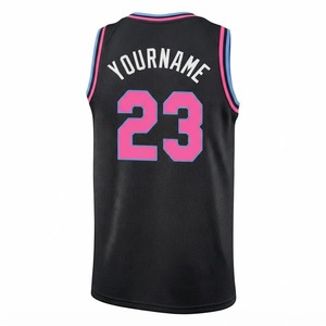 Camiseta de Baloncesto Sublimada Personalizada 100% Poliéster, Número 23, Unisex, Sin Mangas, Malla Transpirable, Secado Rápido, Corte Holgado - Product Image 2