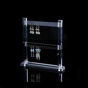 Chic Acrylic Earring Display <b>Stand</b> 2025 Stylish & Elegant Showcase for Earrings at Retail Stores - Product Image 6