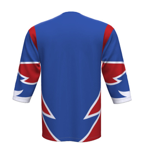 Uniforme de hockey sur glace unisexe en polyester, vêtements de sport respirants à séchage rapide, vêtements de hockey pour adultes personnalisés par sublimation OEM - Product Image 3