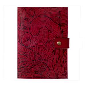 refillable Custom Printing high quality planner <b>journal</b> Red customizable notebook <b>blank</b> pages handmade daily <b>journal</b> - Product Image 1