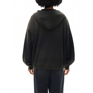 เสื้อฮู้ดคาร์ดิแกนสไตล์เรโทร พิมพ์ลายคุณภาพสูง พร้อมโลโก้สั่งทำพิเศษ ทรงโอเวอร์ไซส์ สำหรับผู้หญิงและผู้ชาย ซักน้ำได้ พิมพ์ลายโลโก้ - Product Image 4