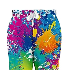 Pantalons de course décontractés confortables, légers, colorés, de qualité supérieure, respirants, à séchage rapide, à la mode, en tricot - Product Image 2