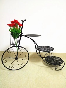 <b>Cycle</b> Shape Three Tier Cake <b>Stand</b> Perfect For Event Serving Display And Bakery Shop Presentation Decor Handcrafted From India - Product Image 5