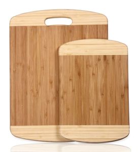 Planche à découper ronde en bois naturel avec poignée, épaisseur 1,5 cm, passe au lave-vaisselle - Product Image 4