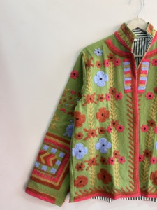 Chaqueta Boho de Algodón Bordado, Transpirable, Estilo Vintage, Chaqueta de Estilo Bohemio para Usar en la Calle - Product Image 2