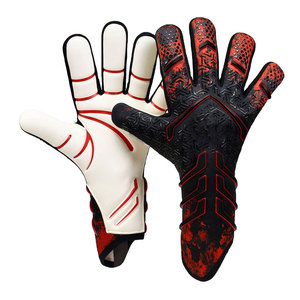 Football Goalkeeper Gloves Full Finger PU Powerful Catch Non Slip Breathable Quick Drying Adjustable <b>Wrist</b> <b>Strap</b> Finger Thumb - Product Image 6