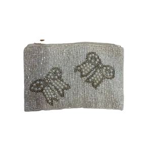 Monederos de cuentas bordadas a mano con estilo bohemio para festivales, monedero de cuentas con estampado de MD HANDICRAFTS - Product Image 1