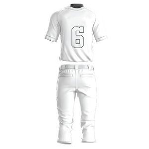 Conjunto de Uniforme de Béisbol Personalizado de Primera Calidad, Ropa de Equipo 100% Poliéster, Impresión Digital, Alta Calidad, Bajo Precio - Product Image 2