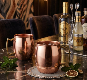 Wholesale Hand-made Solid Copper Mug Leak-Proof Lid Vacuum Insulation Eco-Friendly Food-grade Safe <b>Coffee</b> Tumbler Pure Copper - Product Image 4